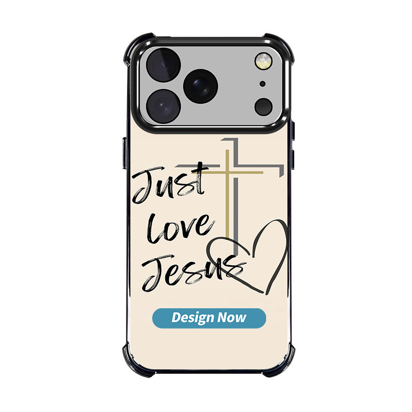 Personalized Cross & Minimalist Bible Verse Phone Case for iPhone 17 Pro