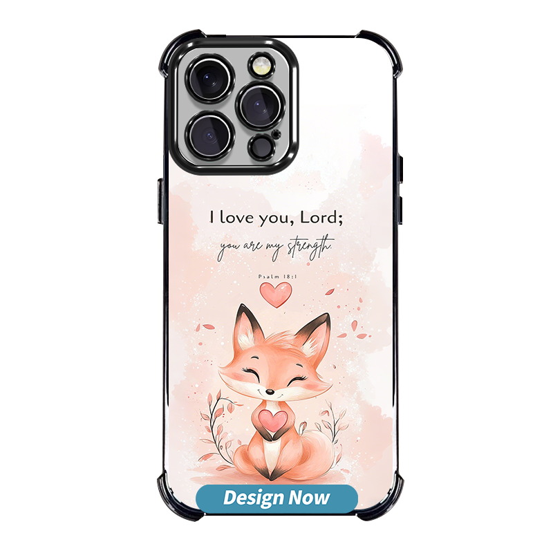 Personalized iPhone 14 Pro Phone Case with Aesthetic Bible Verse