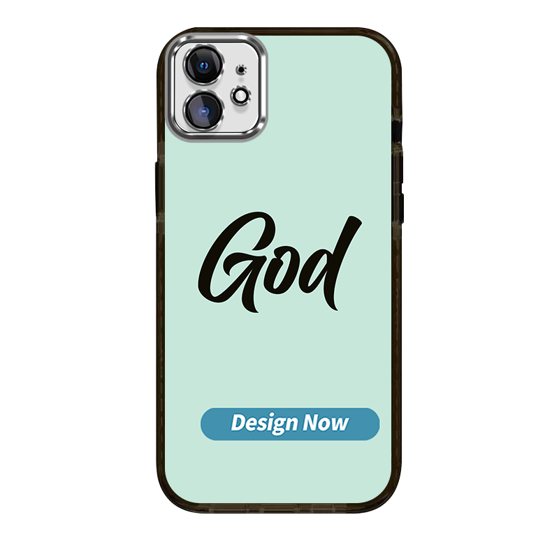 iPhone 12 MagSafe Case with Christian Vintage Cross Pattern